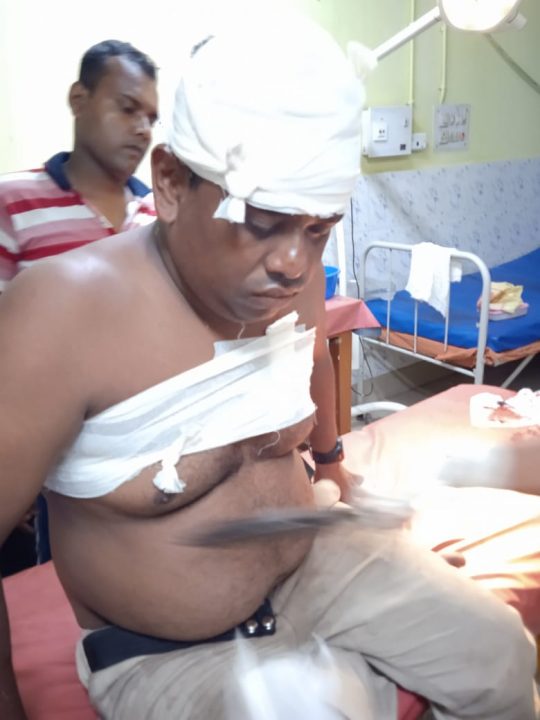 মহেশতলায় মদ্যপ এক গাড়ি চালকের মারে আক্রান্ত হোলো কর্তব্যরত এক পুলিশ কর্মী।