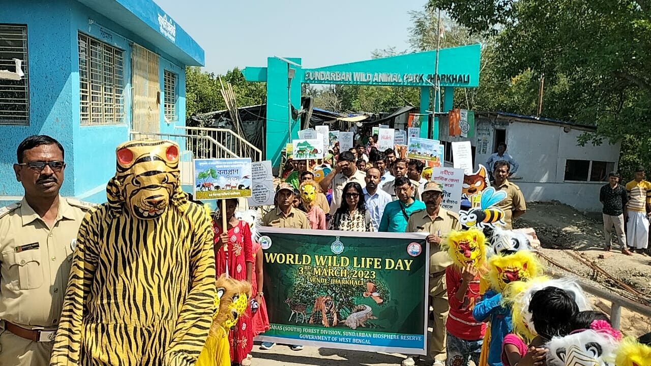 বিশ্ব বন্যপ্রাণী দিবস পালিত হল ঝড়খালীতে।