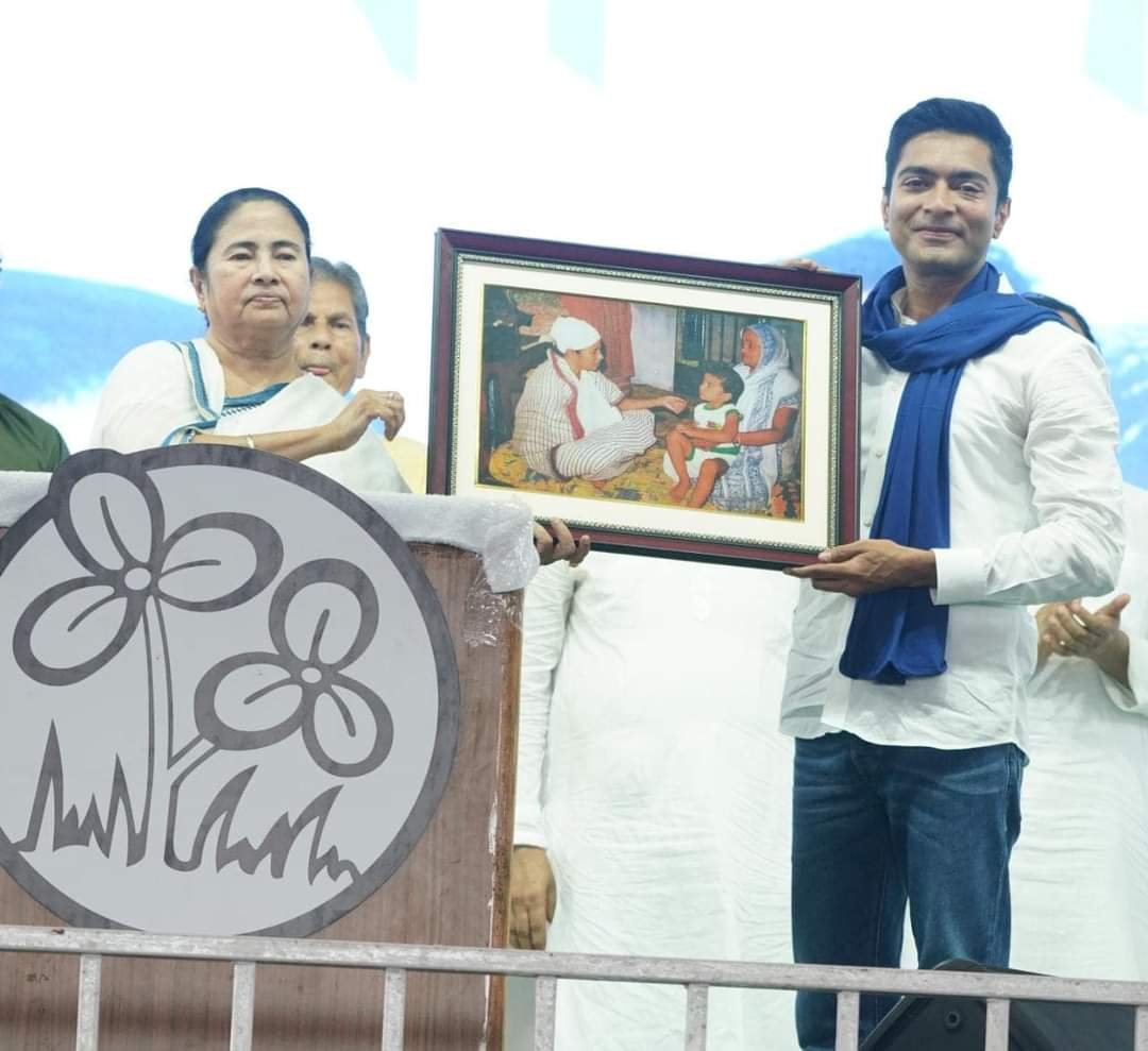 Abhishek has been in politics since the age of two