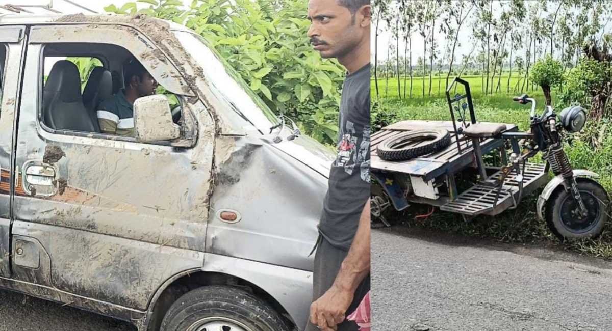 Road accident in kulpi