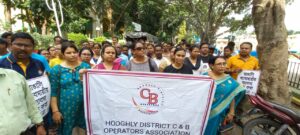 Protest by Cable and Broadband Association Hooghly
