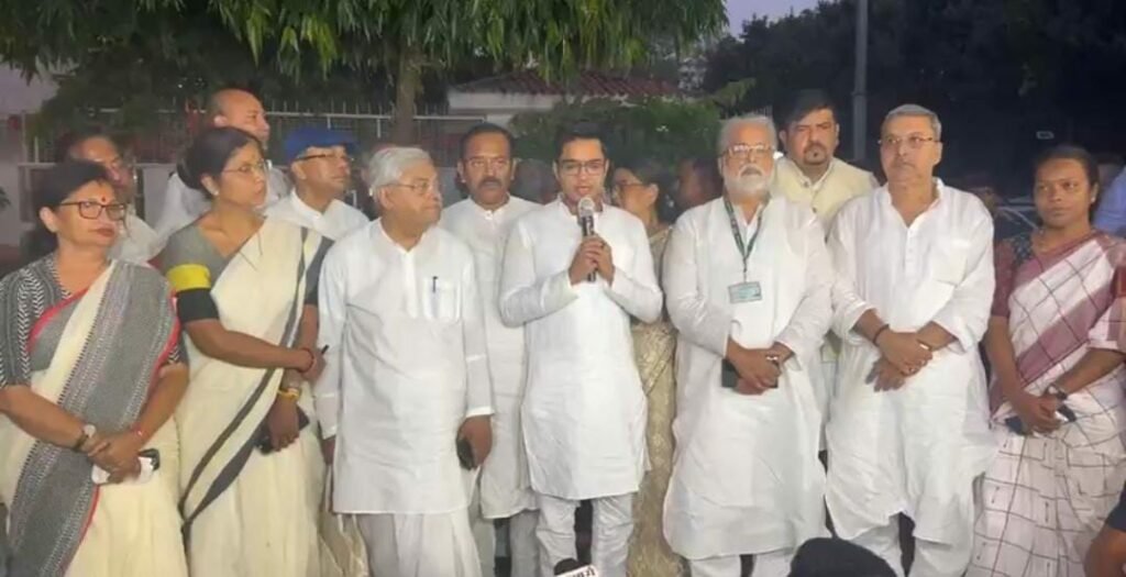 Release Bengal funds now Abhishek Banerjee in Delhi