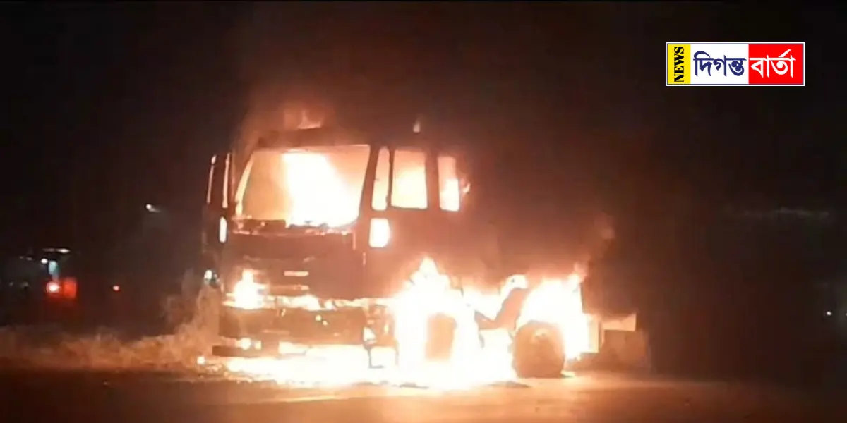 Tanker fire