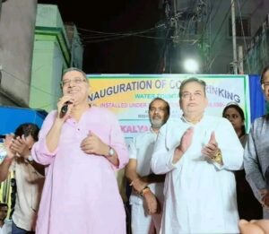 ভোটের আগেই চালু হয়েগেলো জল প্রকল্প।