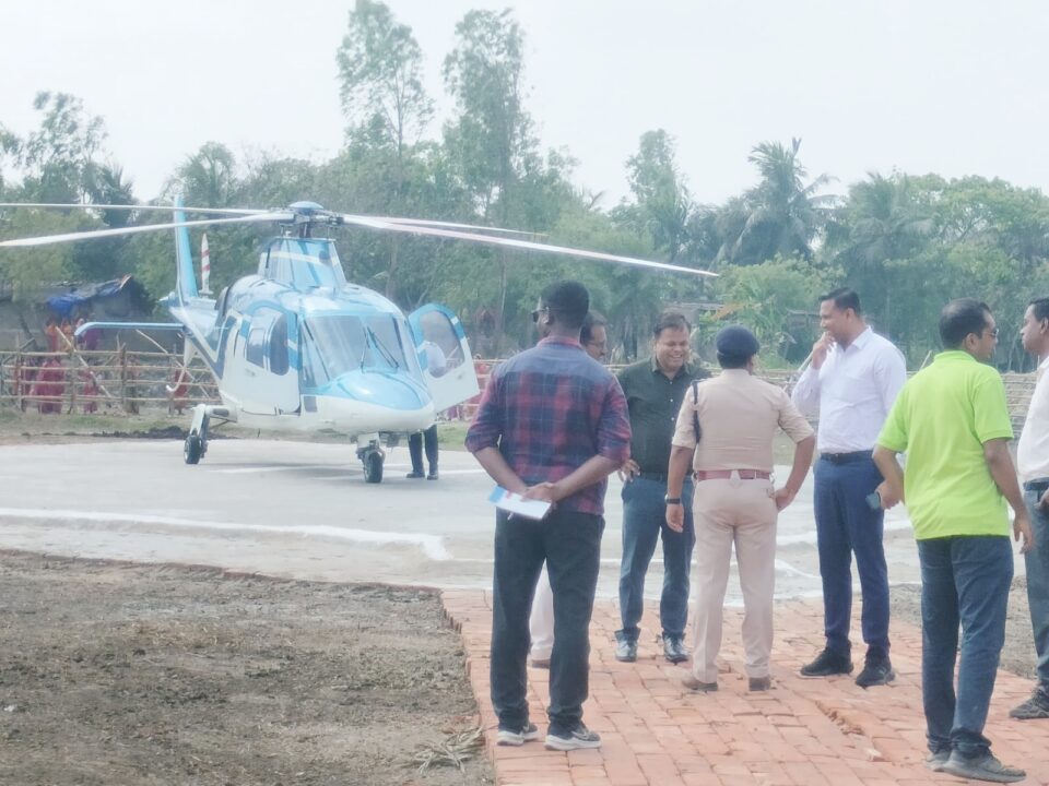 ঢোলাহাটে অভিষেকের জনসভার প্রস্তুতি তুঙ্গে।
