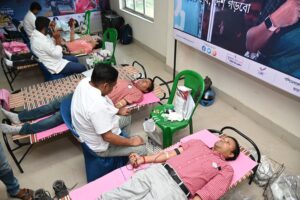 ডায়মন্ড হারবারে SVEEP এর কর্মসূচীতে রক্তদান শিবির।