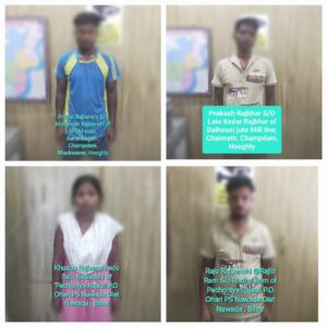 আগ্নেয়াস্ত্র পাচারের অভিযোগে গ্রেফতার এক মহিলা সহ চার&hellip;