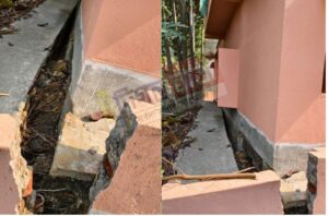 কোলকাতার পর এবার বাড়ি হেলে পড়ায় চাঞ্চল‍্য হুগলিতে।