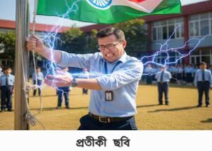 Independent Day স্বাধীনতা দিবসের পতাকা তুলতে গিয়ে বিদ্যুৎপৃষ্ঠ&hellip;